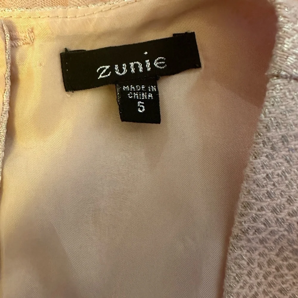 Pink Jeweled Zunie Dress | Size 5T